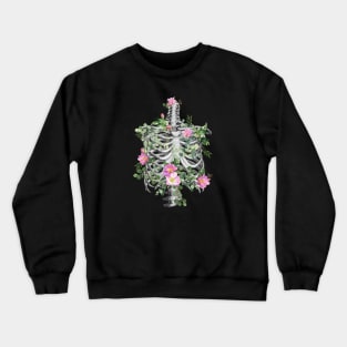 Rib Cage Floral 3 Crewneck Sweatshirt